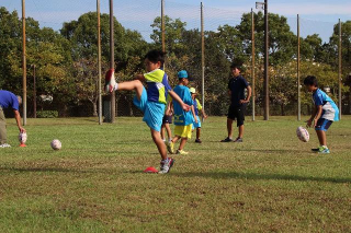 浜線　ラグビー体験