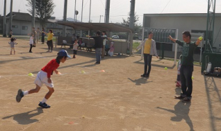 ボールを使って練習