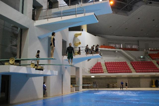 高～い((+_+))飛び込み体験