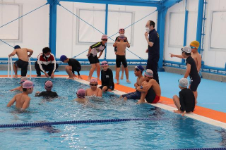 プールでの様子