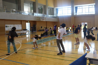 準備運動の様子