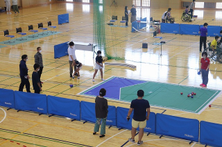 交流試合の様子