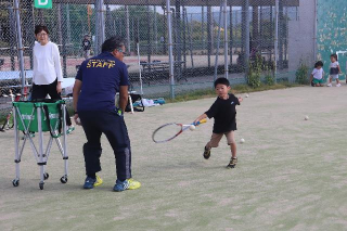 テニスの様子