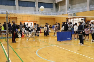 スポーツスタンプラリー（ミニバレーボール）