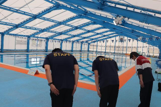 安全祈願の様子