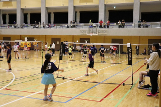 試合の様子　シングルスの部（Dクラス）