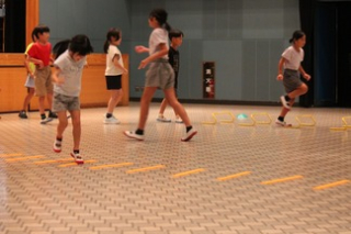 ジュニアアスレチック教室の様子