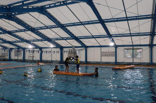 手押し相撲対決もやりました