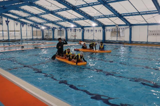 最後はみんなでSUP体験