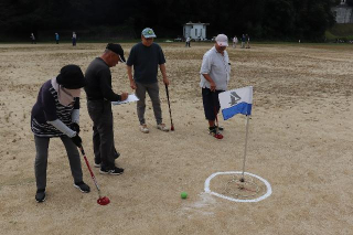 グラウンドゴルフ大会の様子