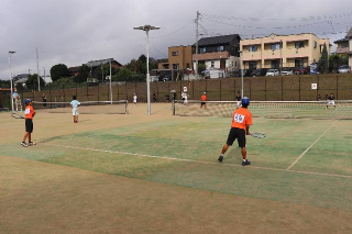 ソフトテニス交流大会　男子の部
