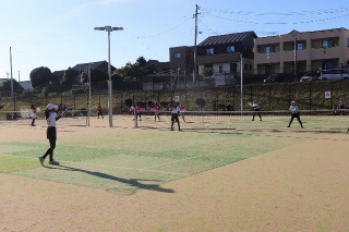 ソフトテニス交流大会　女子の部
