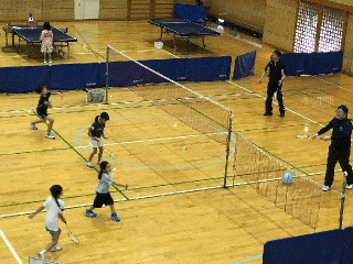 スポーツ体験スタンプラリーの様子